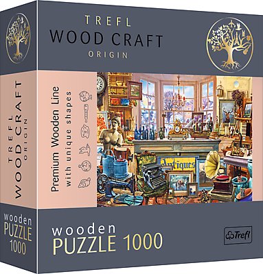 Trefl, Puzzle Wood Craft Sklep z antykami, 1000 el. Kids Euroswan