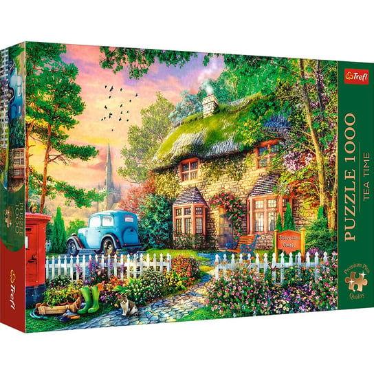 Trefl, Tea Time, puzzle, domek Stoney Lane, 1000 elementów Trefl