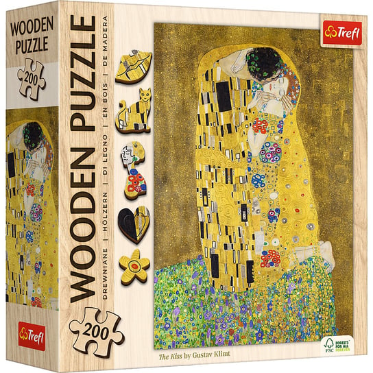 Trefl, Wooden Puzzle 200 el. Pocałunek, 20247 Trefl