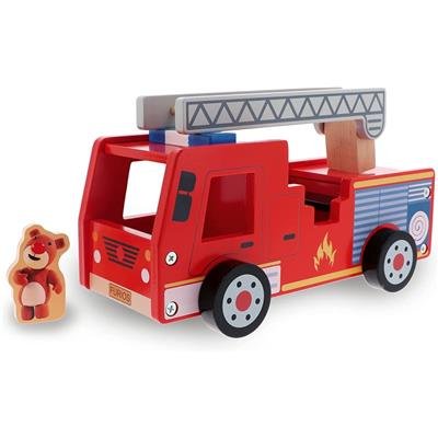 Trefl, Zabawka drewniana, Fire Truck, 61700 Trefl