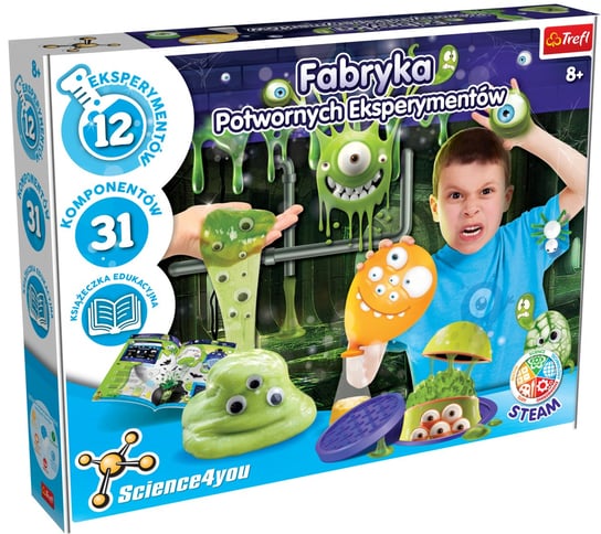 Trefl, zestaw kretywny Potworne Eksperymenty - LARGE Trefl