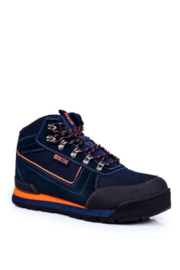 Trekkingowe Męskie Buty Big Star Outdoor Granatowe GG174199-43 Big Star