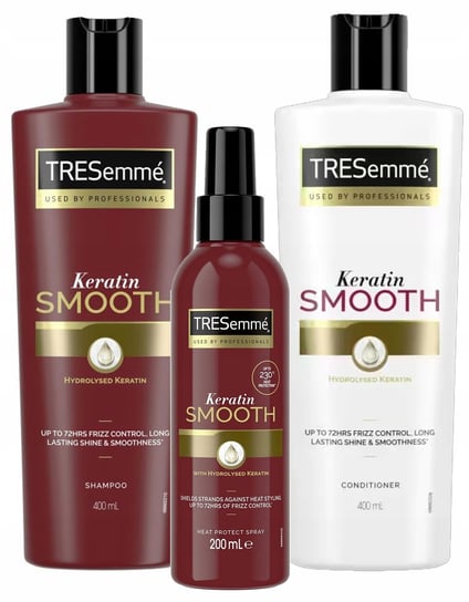 TRESemmé Smooth, Zestaw Kosmetyków Do Pielęgnacji Włosów Z Keratyną, 3 Szt. TRESemme