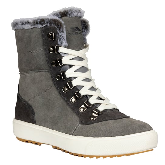 Trespass Buty Śniegowe Damskie / Damskie Korinna Suede Lace Up (20 / Szary) trespass