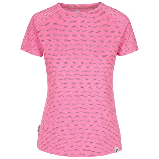 Trespass Damska Koszulka W Paski Myrtle Active T-Shirt (L / Różowy) trespass