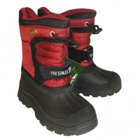 Trespass Dziecięce Buty Unisex Kukun Pull On Winter Snow (122/128 / Ciemnowiśniowy) trespass