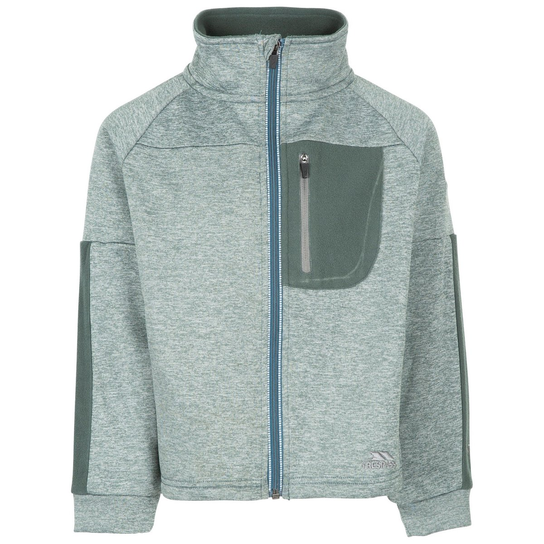Pull Micropolaire Trespass Meadows Pour Fille - Poids 140 G/m² - Col 1/2 Zippé, Dos Brossé - 100% Polyester