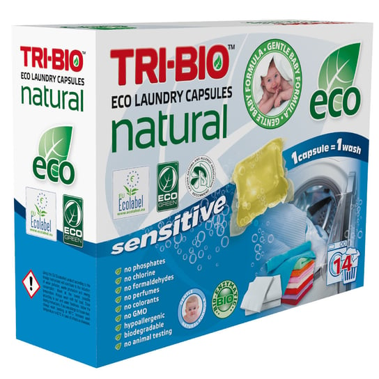 TRI-BIO Ekologiczne kapsułki do prania Sensitive 14 sztuk TRI-BIO