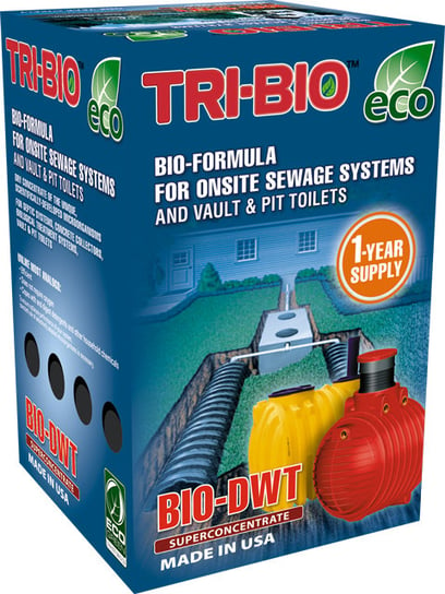 Tri-bio, Roczny zapas probiotycznego środka do przydomowych oczyszczalni ścieków i szamb TRI-BIO