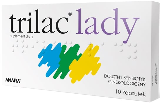TRILAC LADY, synbiotyk ginekologiczny, 10 kaps. Amara