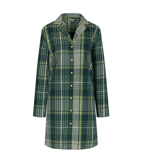 Triumph koszula nocna rozpinana z długim rękawem Boyfriend NDW X Checks-36 Triumph