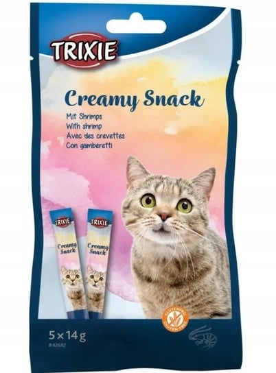 Trixie Creamy snack z Krewetkami dla kota 5x14g Trixie