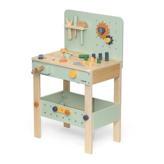 Trixie, Drewniany stół do majsterkowania dla dzieci, zielony Inna marka