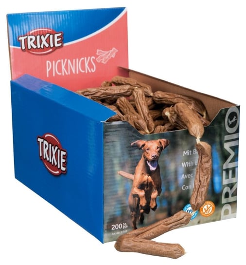 TRIXIE Kiełbaski dla psa PREMIO Picknicks z bekonem 200szt Trixie