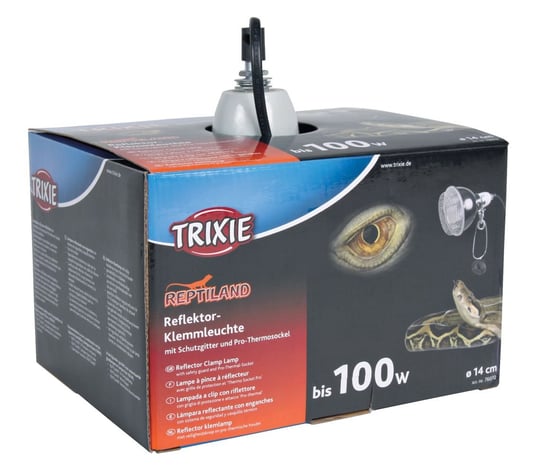 TRIXIE Lamp Reflektor Klamrą Terrarium 100W 76070 Trixie