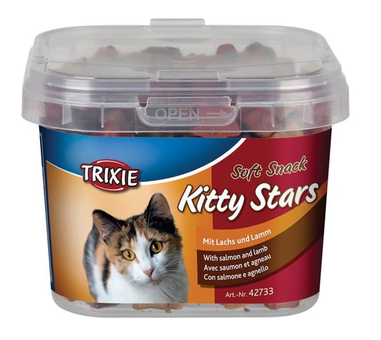 TRIXIE Przysmak KITTY STARS dla kota z łososiem i jagnięciną 140g Trixie