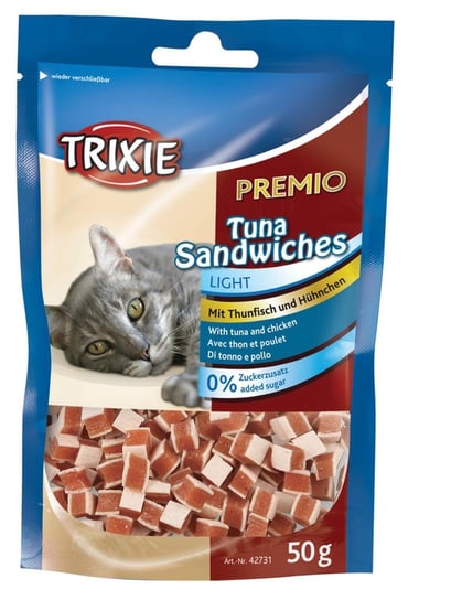 TRIXIE Przysmak PREMIO dla kota Tuna Sandwiches z łososiem 50g Trixie