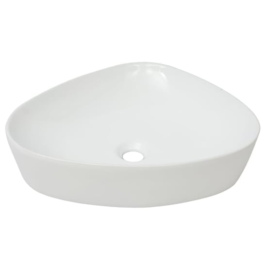 Trójkątna umywalka 50,5x41x12cm, biała, ceramika / AAALOE Inna marka