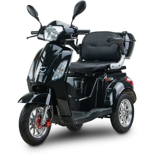 Trójkołowy Skuter Elektryczny, Pojazd Dla Seniora Bili Bike Shino G2 Gel Czarny Bili Bike