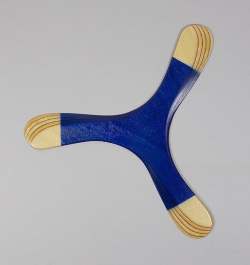 Trójpłat Niebieski bumerang powracający - leworęczny Łowca Bumerangów
