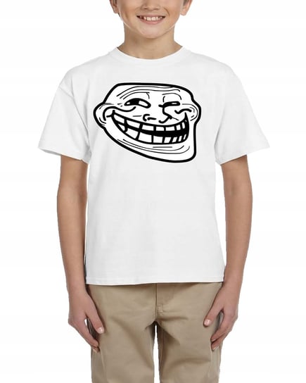 Troll Face Koszulka Dziecięca Śmieszna 104 3152 Inna marka