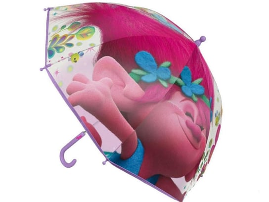 Trolle, parasolka transparentna PCV, 45 cm Disney