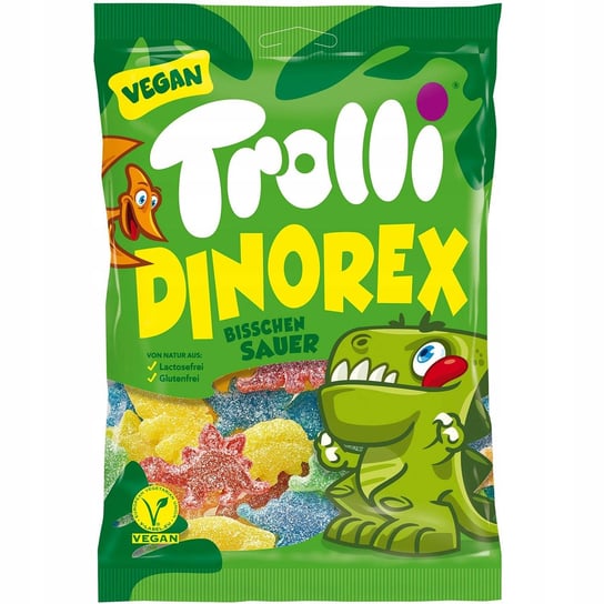 Trolli Dinorex 100G - Żelki Wegetariańskie Trolli