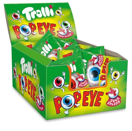 Trolli Oczy Pop Eye Żelki  16 Sztuk 300,8G Trolli
