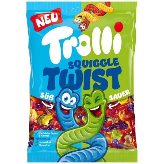 Trolli Squiggle Twist 1Kg - Żelki Robaki Inna marka