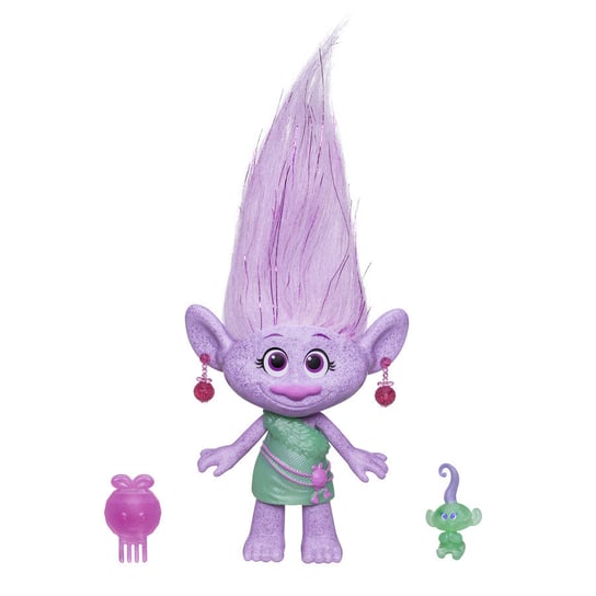 Trolls, figurka Glitter Girl z dzieckiem, E0356 Hasbro