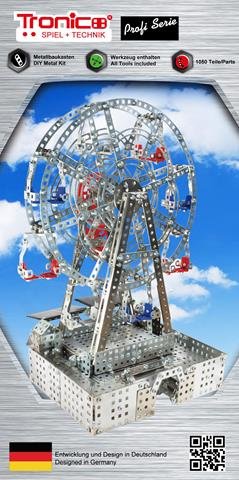 Tronico, klocki konstrukcyjne Ferris Wheel Karuzela - Solar Zasilanie Tronico
