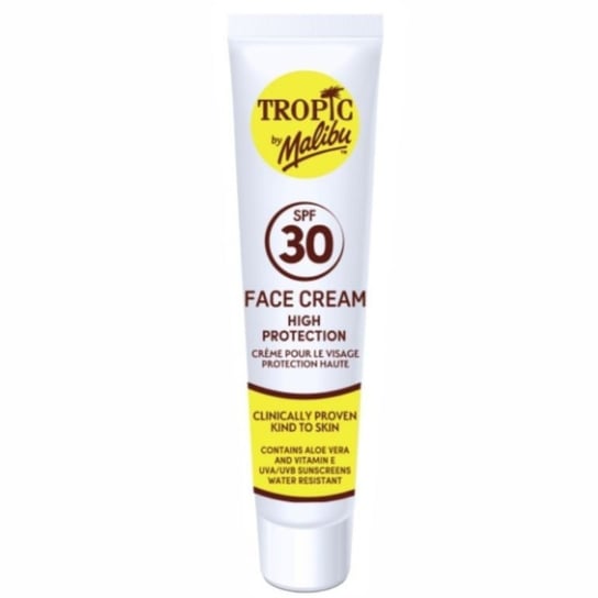 Tropic By Malibu Face, Cream SPF30, Krem Do Twarzy, 40ml Malibu