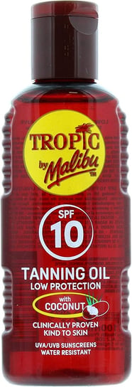 Tropic By Malibu, Tanning Oil, Olejek Do Opalania, SPF10, 100ml Malibu