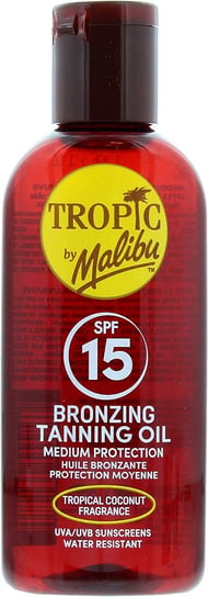 Tropic By Malibu, Tanning Oil, Olejek Do Opalania, SPF15, 100ml Malibu
