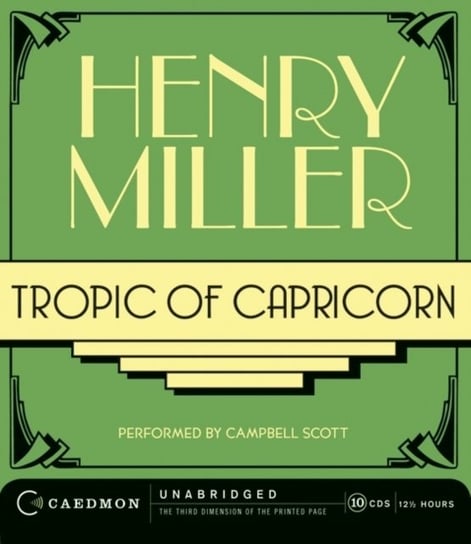 Tropic of Capricorn Miller Henry