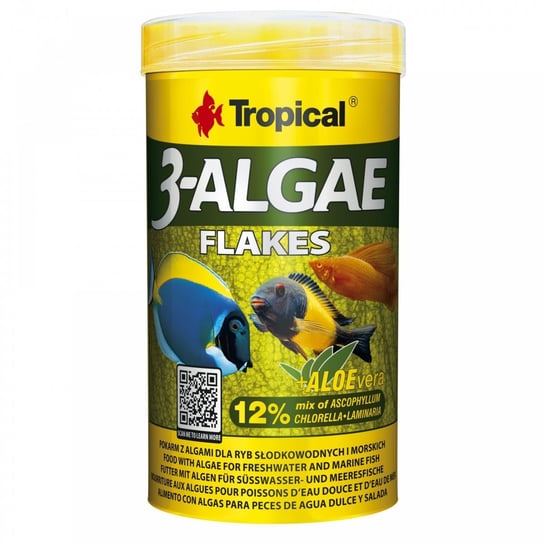 TROPICAL 3-ALGAE FLAKES 100ML/20G Tropical