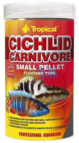 Tropical CICHLID CARNIVORE SMALL PELLET 250ml/90g Tropical