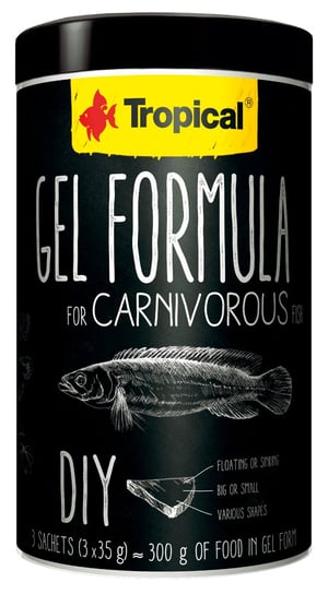 TROPICAL Gel Formula DIY pokarm dla ryb mięsożernych 1000ml Tropical