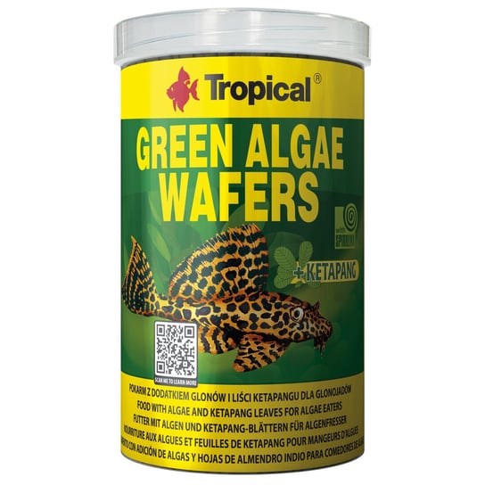 Tropical GREEN ALGAE WAFERS 1000ml / 450g Tropical