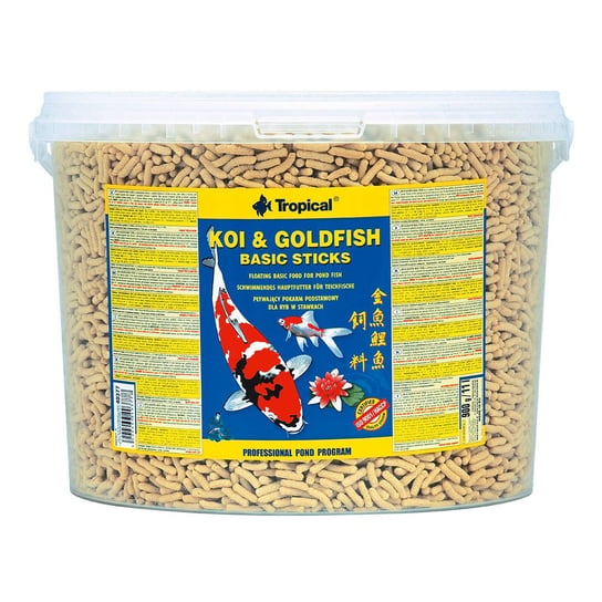 Tropical Koi&Goldfish Basic Sticks 11l, pokarm dla karpi i ryb karpiowatych Tropical