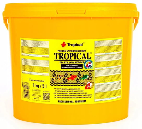 TROPICAL POKARM WYSOKOBIAŁKOWY 5L/1kg Tropical