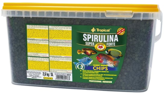 TROPICAL Super Spirulina Forte Chips 5000ml Tropical