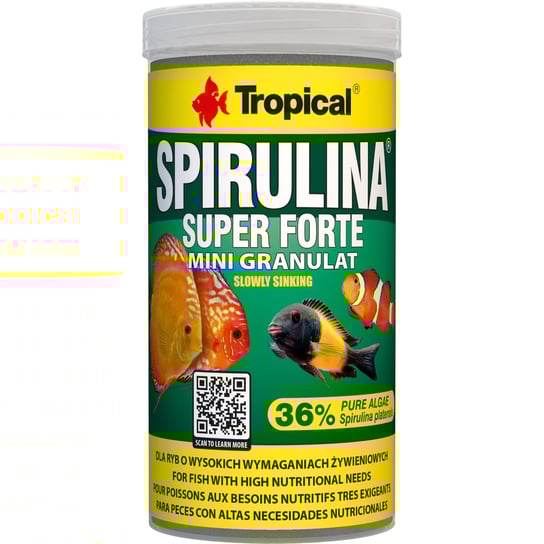 Tropical SUPER SPIRULINA FORTE MINI GRANULAT 250ml/140g Tropical
