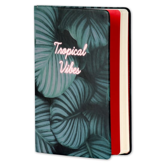 Tropical Vibes, Zeszyt w linię, format A5, 80 kartek Empik