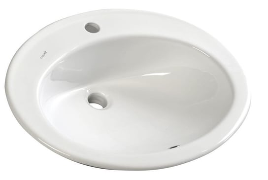 TROPICO umywalka ceramiczna wpuszczana w blat 58x46cm, biała Inna marka