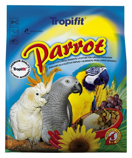 Tropifit Parrot Pokarm Dla Dużych Papug 1Kg Tropical
