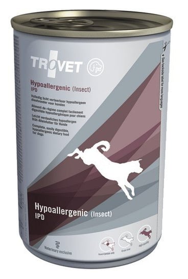 Trovet IPD Hypoallergenic Insects dla psa puszka 400g Trovet