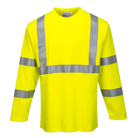 Trudnopalny t-shirt ostrzegawczy PORTWEST Żółty L Portwest