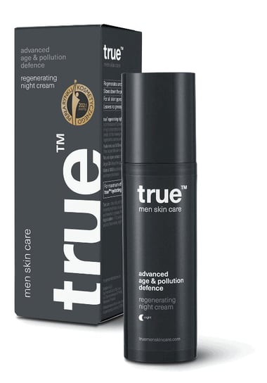 true™ Krem przeciwzmarszczkowy dla mężczyzn Regenerating night cream 50 ml true men skin care