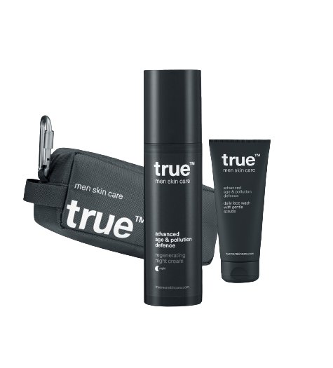 true™ START me up! - regenerating night cream 50 ml + Żel do mycia twarzy 200 ml True